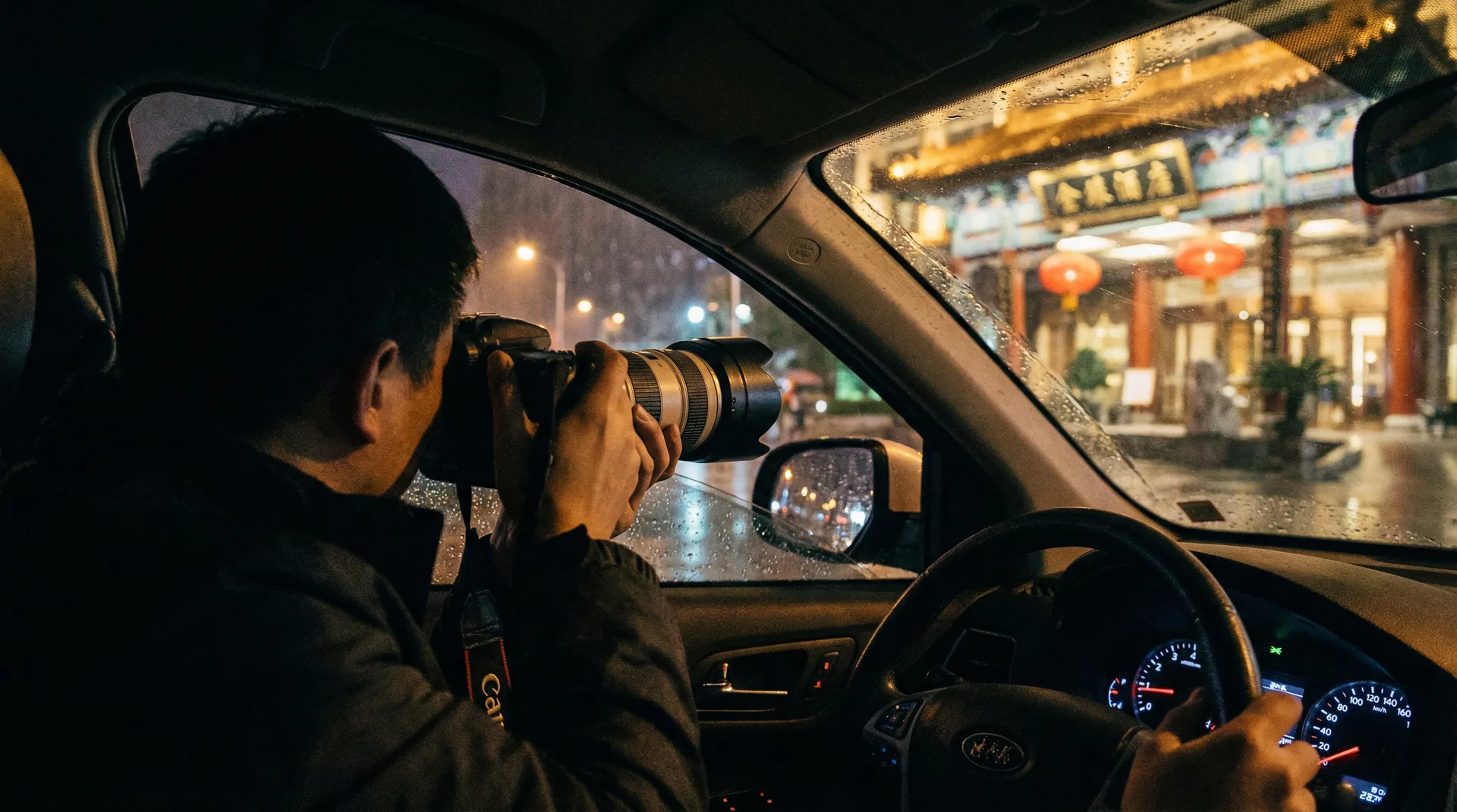 优越会app - 记者深夜跟踪拍摄明星行踪